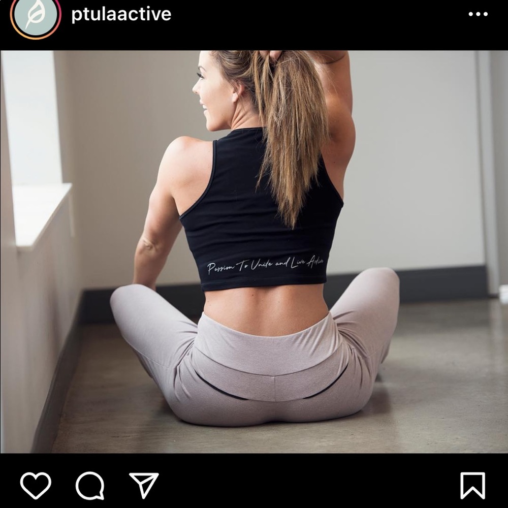 P’tula Tisha Passion Crop, Black, Small